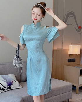 Light maiden cheongsam Chinese style dress for women