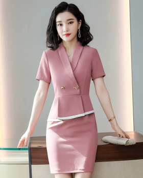Pink dress profession work clothing for women
