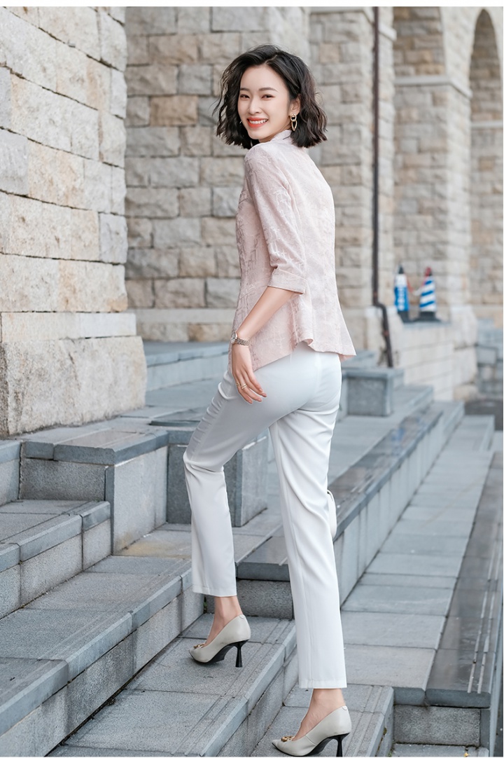 Casual temperament coat lace short sleeve tops for women