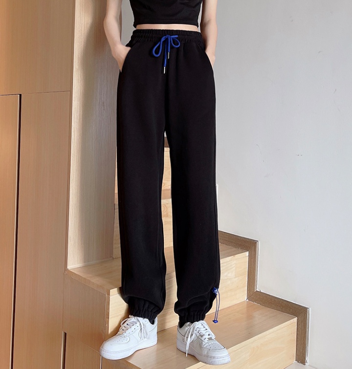 Harem college style Casual summer thin sweatpants for women