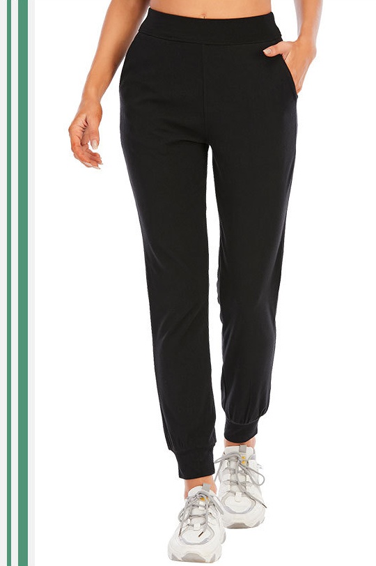 Pocket two-sided plus velvet pants thermal sweatpants