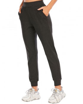 Pocket two-sided plus velvet pants thermal sweatpants