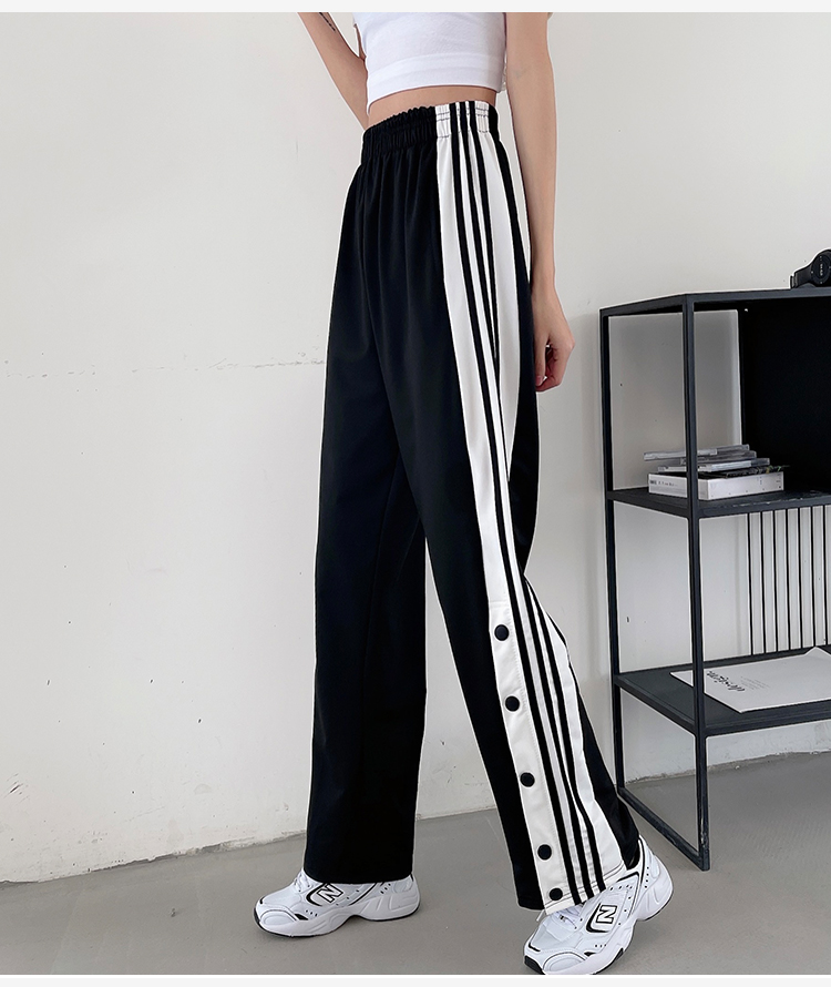 All-match college style loose Casual sweatpants for women