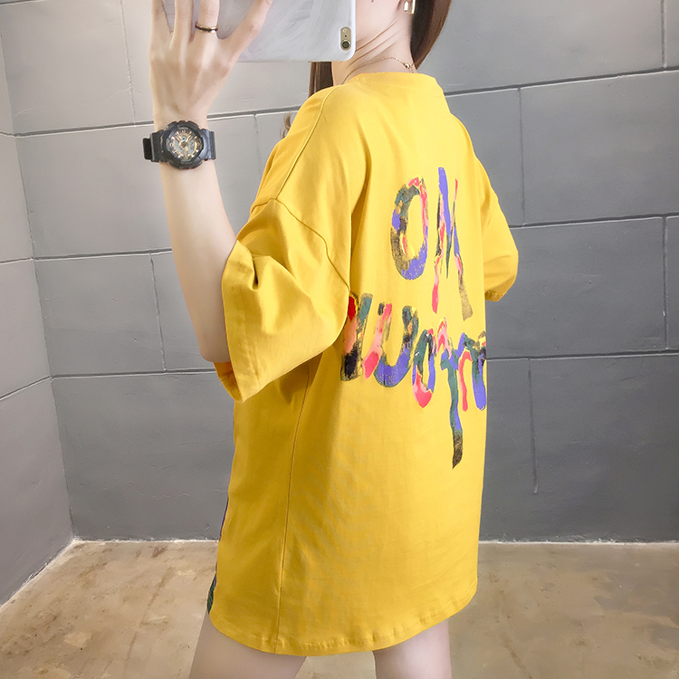 Printing large yard tops summer T-shirt for women