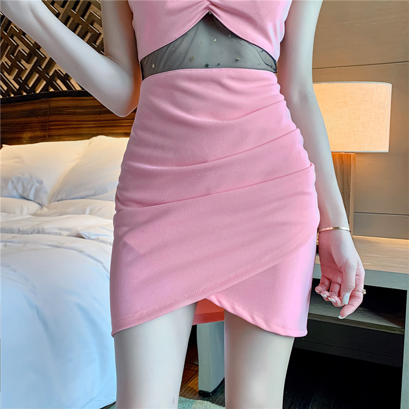 Package hip fashion sling low-cut sexy slim dress
