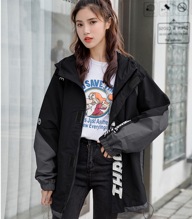 Splice spring work clothing loose coat for women