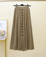 Spring and summer Korean style art split skirt
