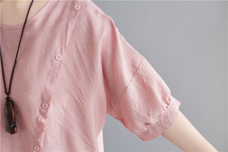 Korean style short sleeve tops all-match T-shirt for women