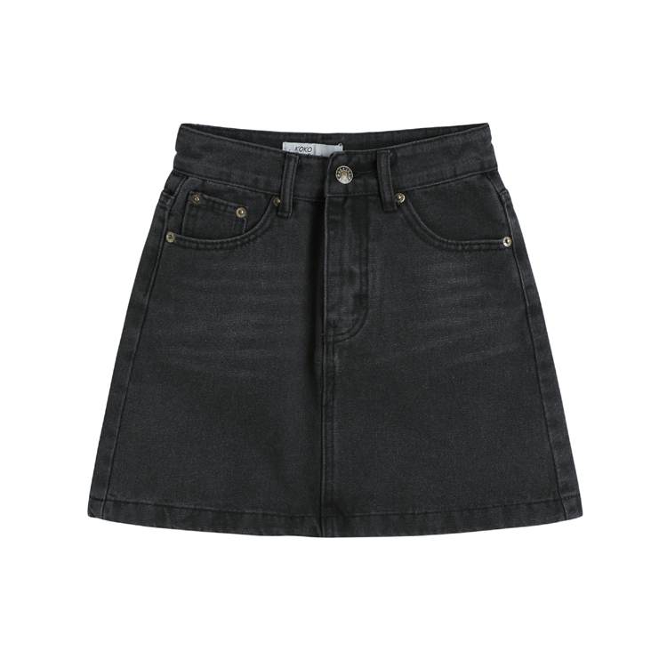 Summer all-match high waist short skirt hip denim skirt