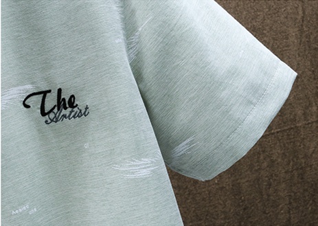 Business Korean style shirt short sleeve embroidery shirts
