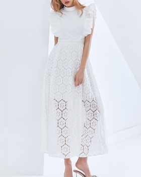 Sexy pure big skirt spring and summer slim dress