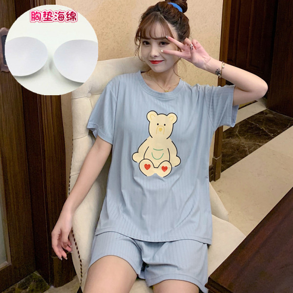 Summer Korean style pajamas a set for women