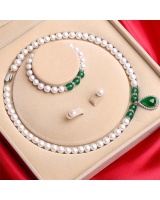 Pendant pearl gift necklace 3pcs set
