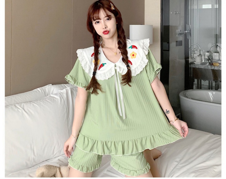 Student shorts Korean style pajamas 2pcs set for women