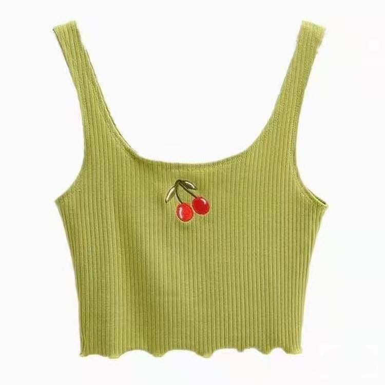 Bottoming vest knitted tops for women