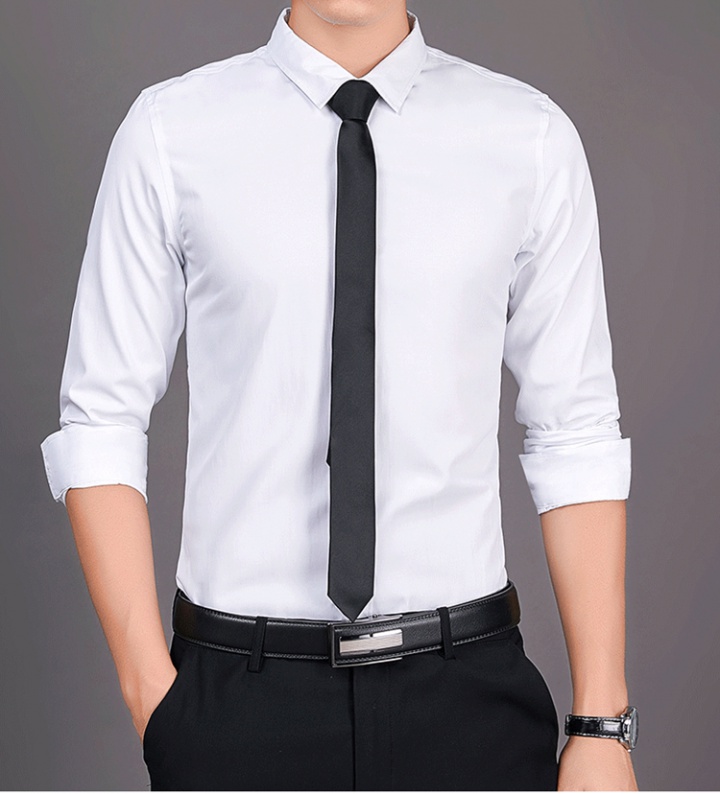 Fashion long sleeve shirt business business suit for men