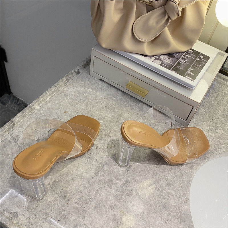 France style crystal sandals summer slippers for women