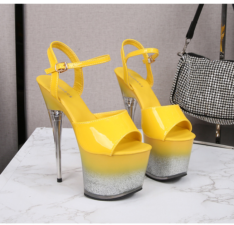 Low bandage sandals summer hasp high-heeled shoes