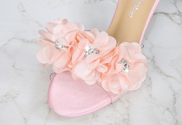 Transparent all-match simple slipsole summer slippers
