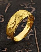 Opening gold retro ring fashion domineering jewelry