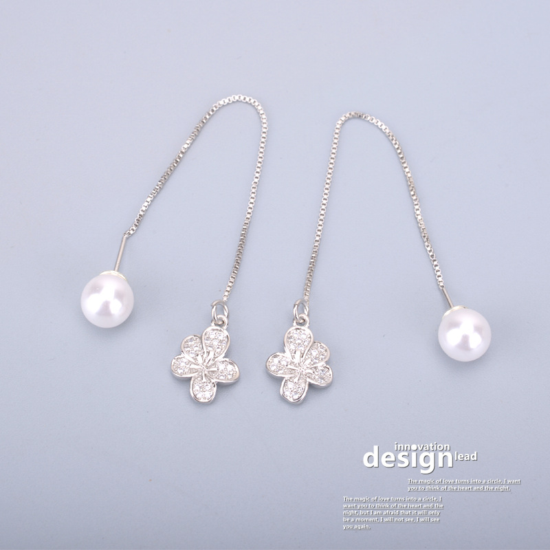 Fashion pearl earrings Korean style ear-drop for women