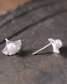 Sweet Korean style earrings silvering stud earrings