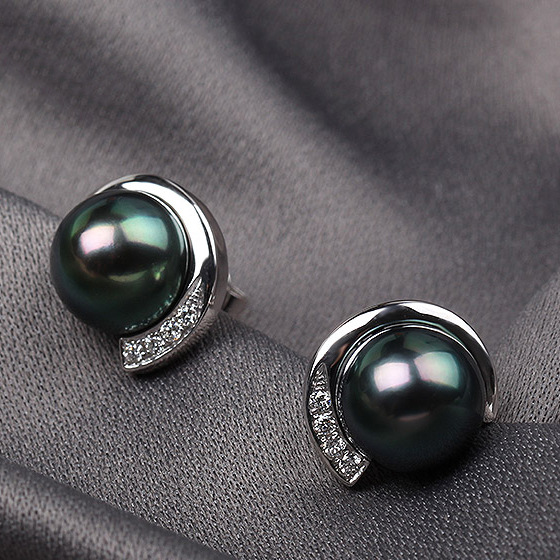 Temperament imitation of natural stud earrings pearl earrings