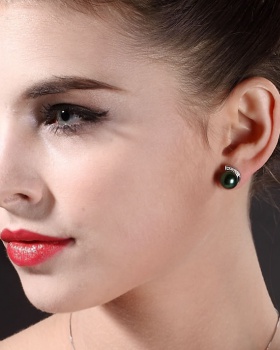 Temperament imitation of natural stud earrings pearl earrings