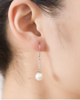 Natural long earrings Korean style ear-drop for women