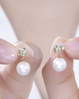 Pearl natural stud earrings simulation fashion earrings