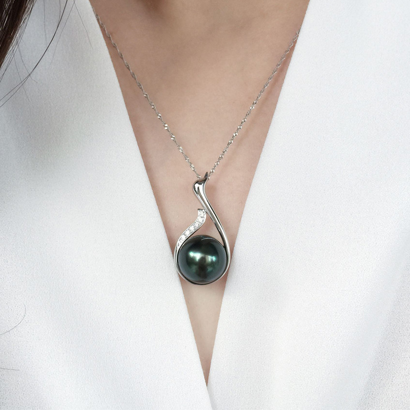 Zircon fashion clavicle necklace pearl necklace for women