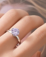 Opening accessories discolor diamond ring