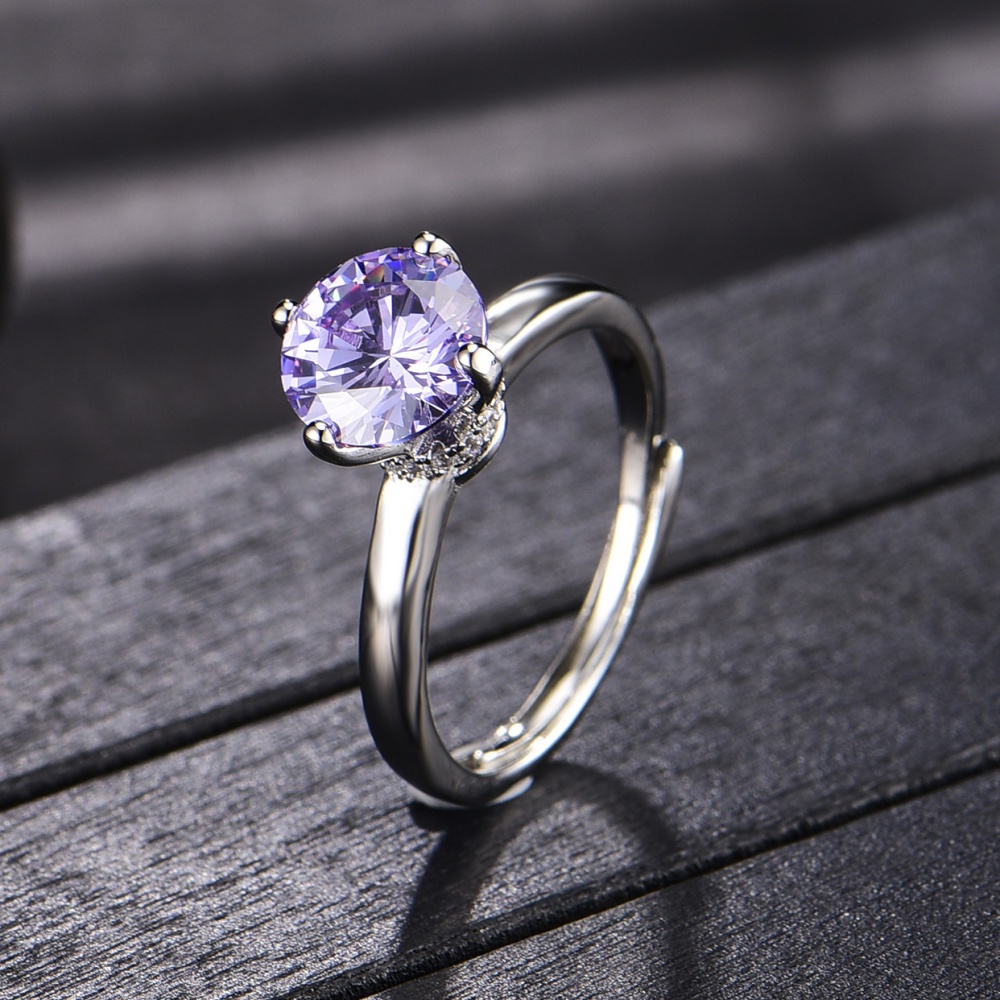 Opening accessories discolor diamond ring