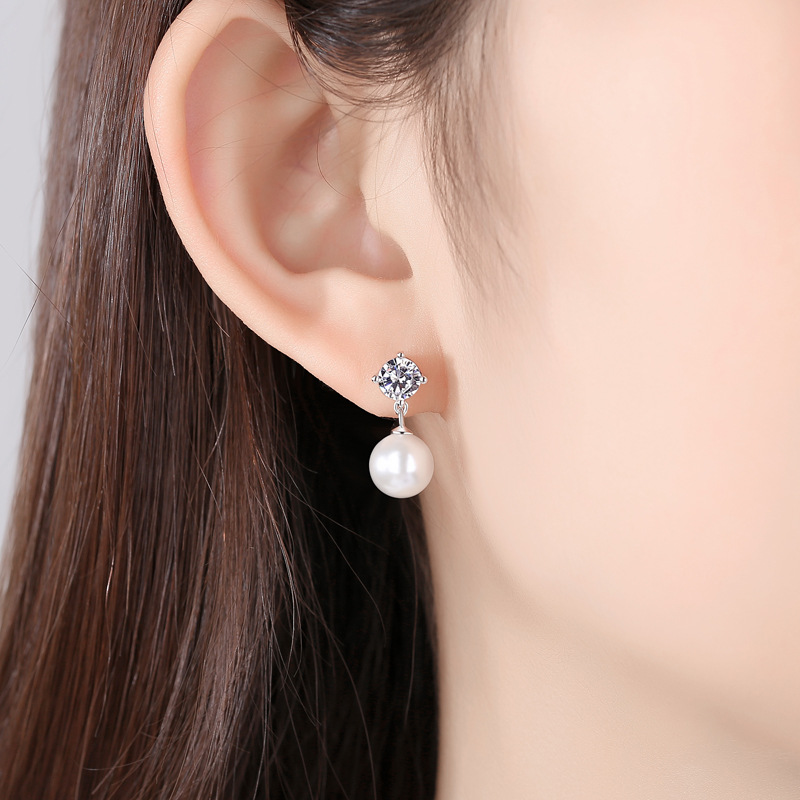 Korean style stud earrings temperament ear-drop for women