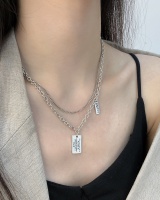 Light double European style necklace for women