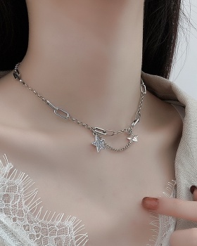 Personality antique silver necklace for women