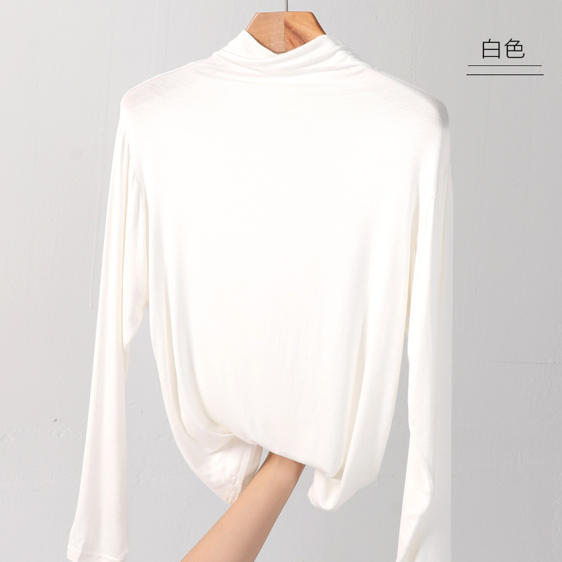 Korean style long sleeve T-shirt modal tops