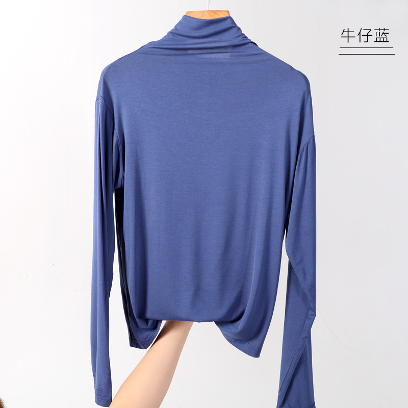 Korean style long sleeve T-shirt modal tops