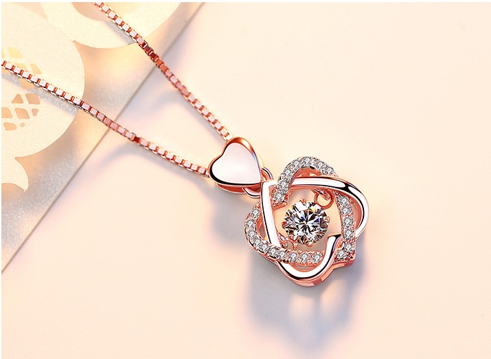 Pendant jewelry antique silver necklace for women