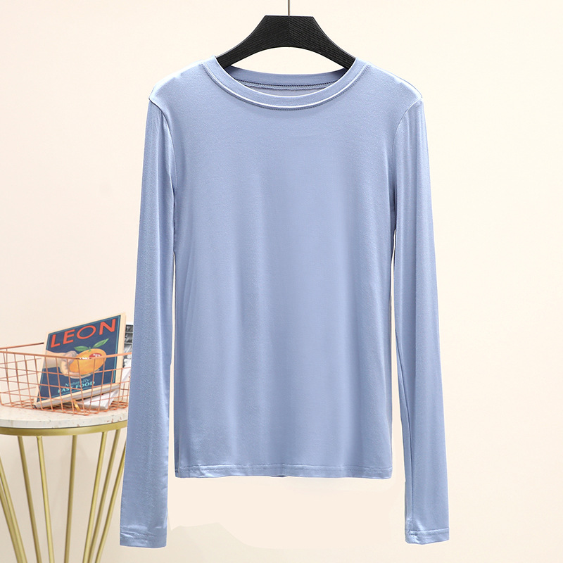 Large yard pure T-shirt modal tops for women