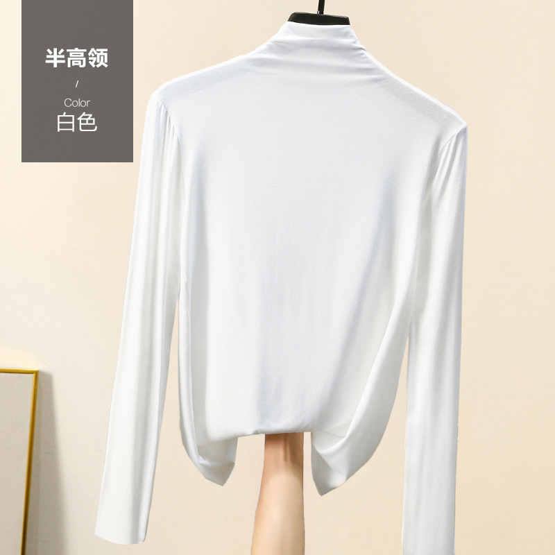 Long sleeve bottoming shirt modal T-shirt for women