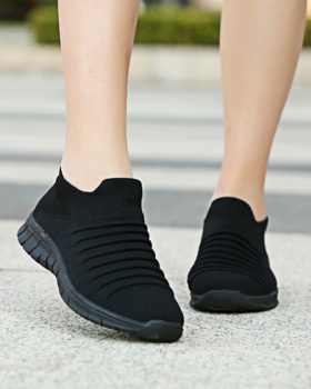 Casual spring shoes mesh portable lazy shoes