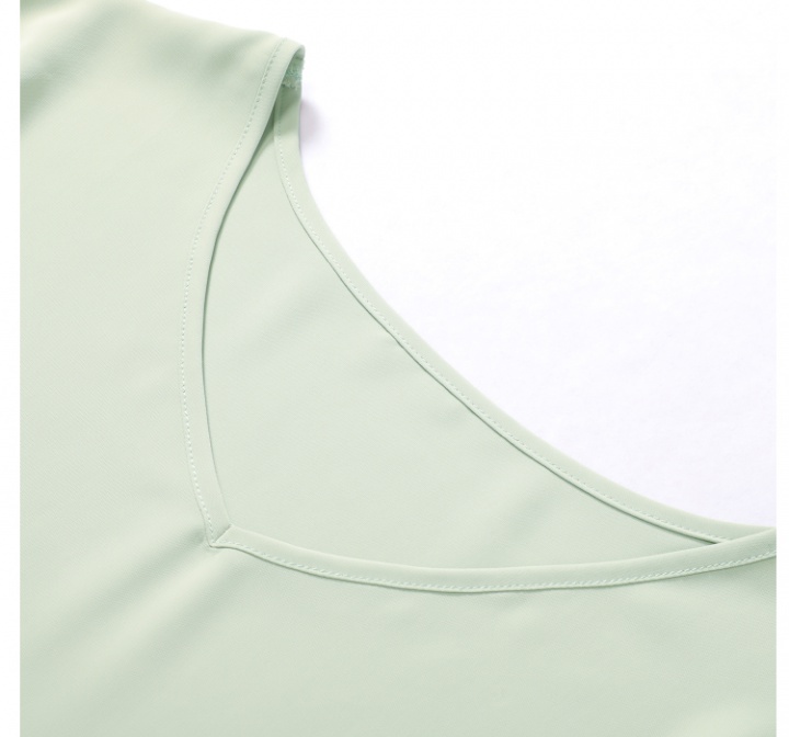 Imitation silk small shirt summer chiffon shirt for women