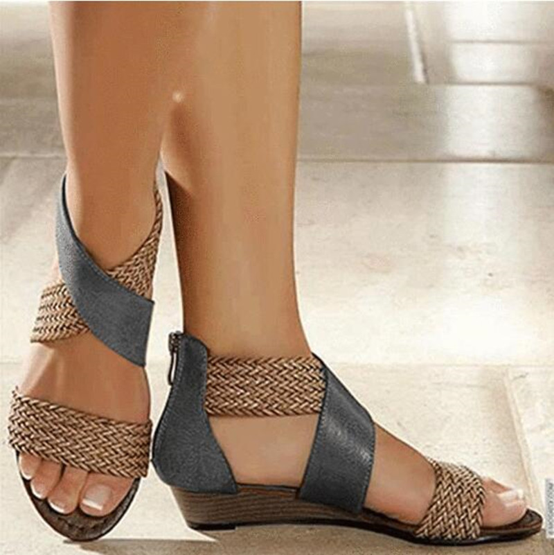 Bohemian style summer large yard sandals for women