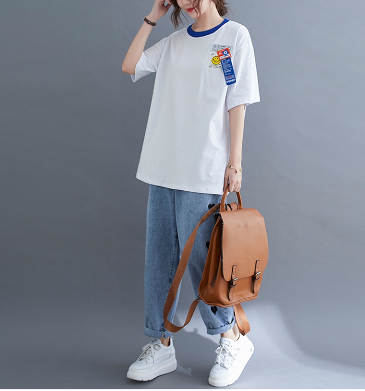 Large yard loose fashion all-match T-shirt for women