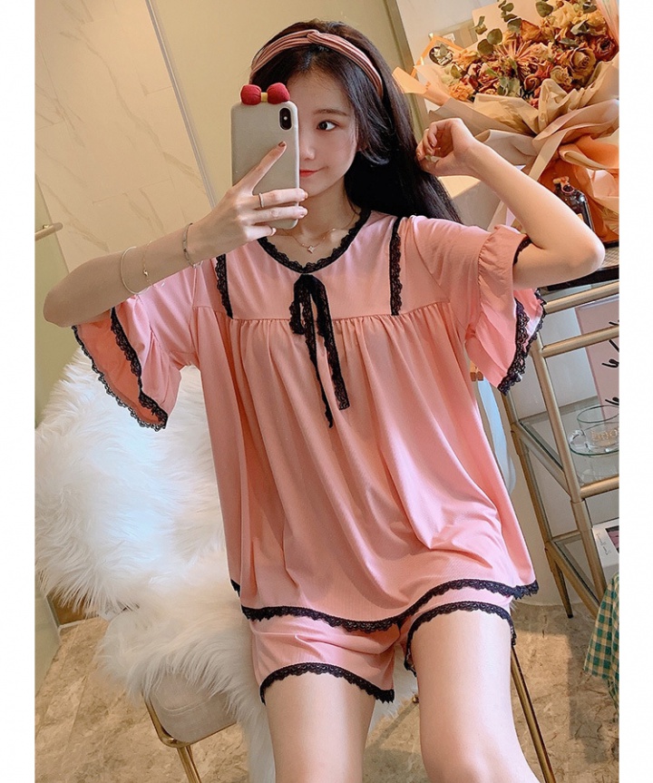 Summer Korean style girl pajamas at home homewear shorts