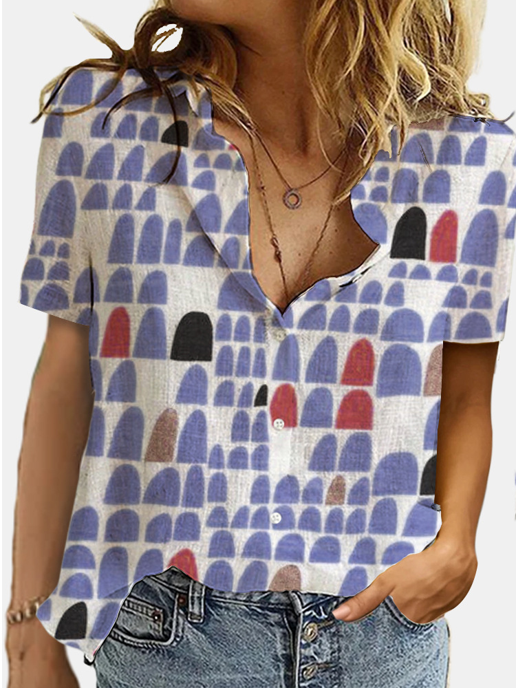Printing short sleeve digital fashion shirt