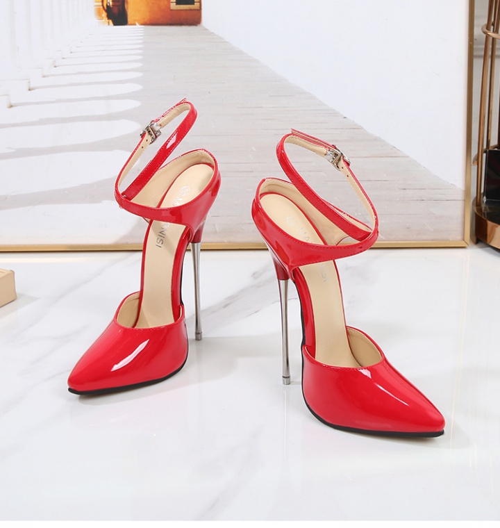 Fine-root pointed large yard fashion high-heeled shoes for women