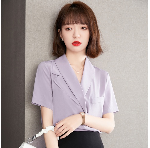 France style chiffon business suit short sleeve tops