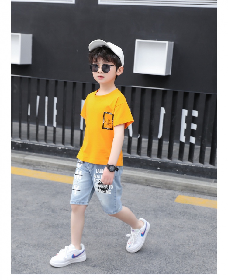 Korean style Western style handsome boy kids 2pcs set